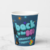 Terug naar jaren 80 Retro Groovy Hippie Verjaardag Papieren Bekers (Voorkant)