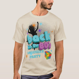 Terug naar jaren 80 Retro Groovy Hippie Verjaardag T-shirt