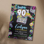 Terug naar jaren 80 Verjaardagsfeestuitnodiging Kaart