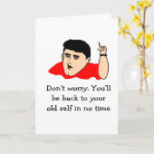 Terug naar je oude zelf kaart (Gele Bloem)