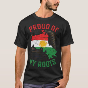 Terug naar Koerdische vlag Kurdisch Kurd Erbil Kur T-shirt