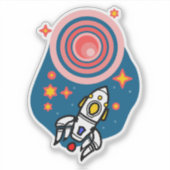 Terug naar Mars Sticker (Voorkant)