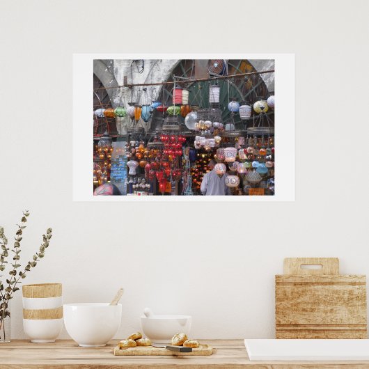 terug naar middeleeuws istanbul poster (Keuken)