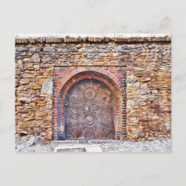 Terug naar middeleeuwse tijd briefkaart