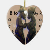 Terug naar mijn Roots keramisch Ornament van het H (Rechts)