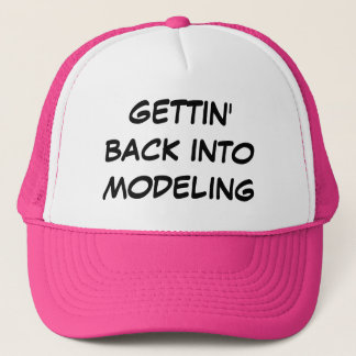 "Terug naar modellering" Trucker Pet