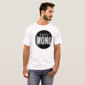 terug naar mono t-shirt (Voorkant volledig)