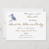 Terug naar Natuur, Kingfisher, Bird, Verjaardagsfe Kaart (Achterkant)