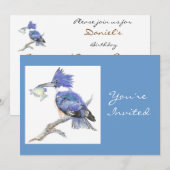 Terug naar Natuur, Kingfisher, Bird, Verjaardagsfe Kaart (Voorkant / Achterkant)