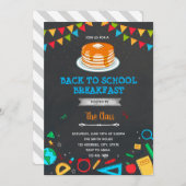 Terug naar ontbijtuitnodiging op school kaart (Voorkant / Achterkant)