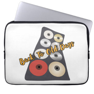 Terug naar oude dagen verfrissend jaren 90 vibes o laptop sleeve