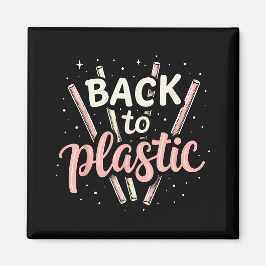 Terug naar plastic magneet (Voorkant)