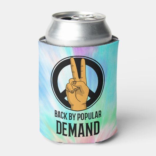 Terug naar populaire vraag | Peace Sign-drank Blikjeskoeler (Blikje Voorkant)