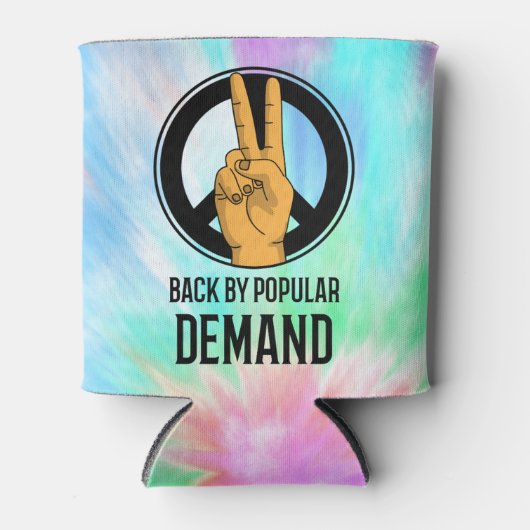 Terug naar populaire vraag | Peace Sign-drank Blikjeskoeler (Voorkant)