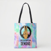 Terug naar populaire vraag | Vredesteken Stropdas- Tote Bag (Voorkant)