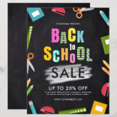 Terug naar reclamebrochure voor schoolbevoorrading (Voorkant / Achterkant)