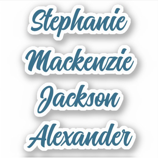 Terug naar Scholen Meervoudige Naam Stickers (Voorkant)