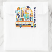 Terug naar Scholen stickers (Tas)