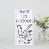 Terug naar school (Staand voorkant)