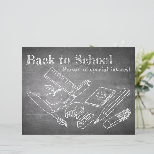 Terug naar school (Staand voorkant)