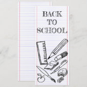 Terug naar school (Voorkant / Achterkant)