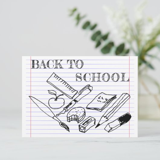 Terug naar school (Staand voorkant)