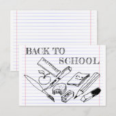 Terug naar school (Voorkant / Achterkant)