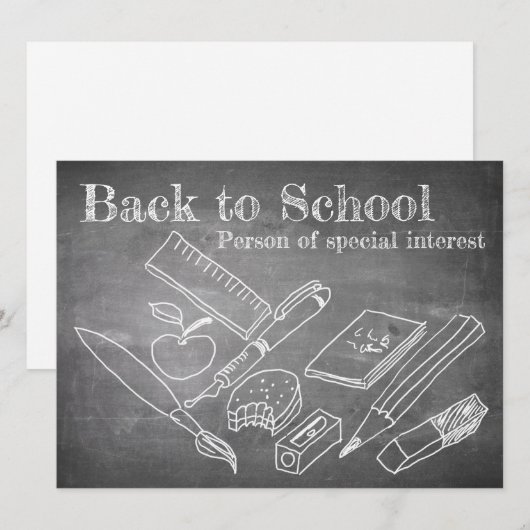 Terug naar School (Voorkant / Achterkant)