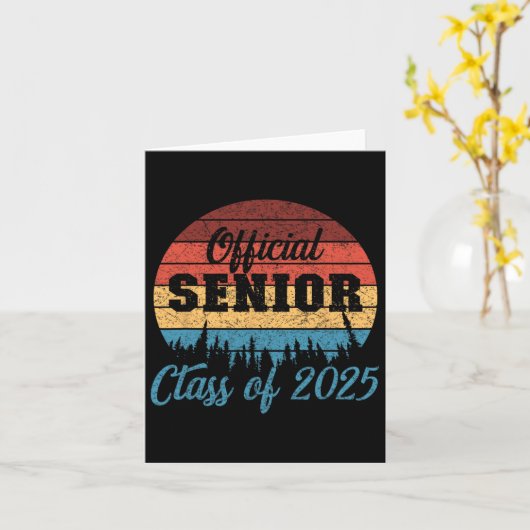 Terug naar school1 Senior 2025  Kaart (Gele Bloem)