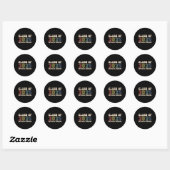 Terug naar school2 2025 ronde sticker (Vel)