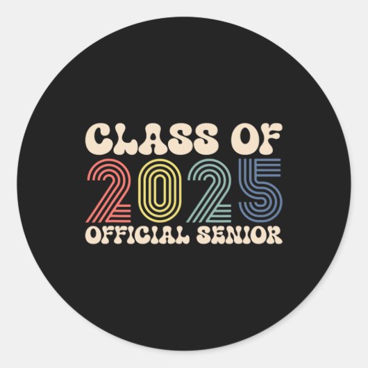 Terug naar school2 2025 ronde sticker (Voorkant)