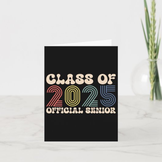 Terug naar school2 Senior 2025 Kaart (Voorkant)