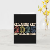Terug naar school2 Senior 2025 Kaart (Gele Bloem)