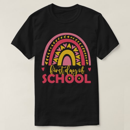 Terug naar school 100 schooldag (210) t-shirt (Design voorkant)