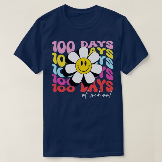 Terug naar school 100 schooldag (379) t-shirt (Design voorkant)