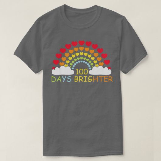 Terug naar school 100 schooldag (381) t-shirt (Design voorkant)