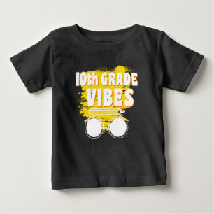 Terug naar school 10e Grade Vibes Shirt Eerste dag