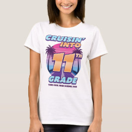 Terug naar school 11e klas meisje t-shirt