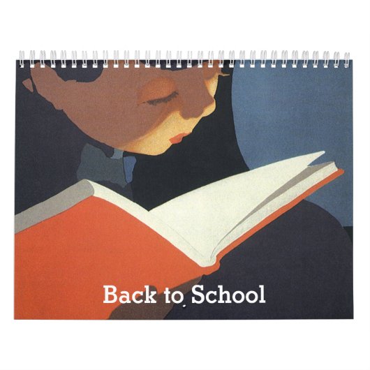 Terug naar School 18-maands kalender, Begin august Kalender (Hoes)
