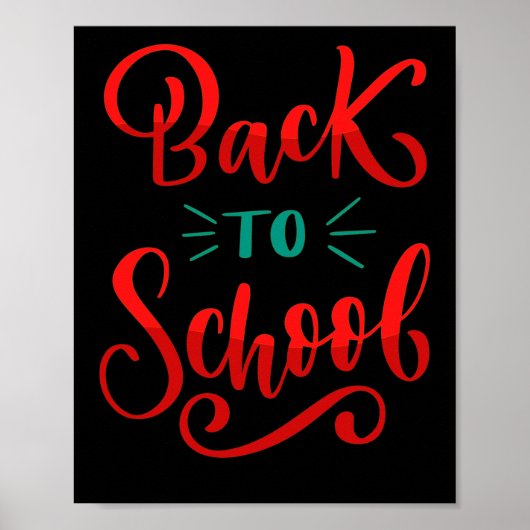 Terug naar school 19 poster (Voorkant)
