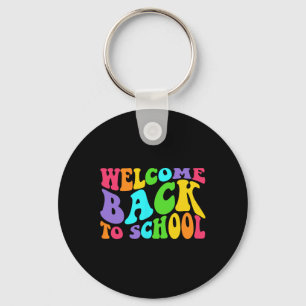 Terug naar school 1e dag van de school studenten l sleutelhanger