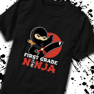 Terug naar school - 1e klas - Eerste klas Ninja T-shirt
