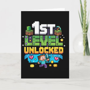 Terug naar school 1e klas jongens Gamer eerste dag Kaart