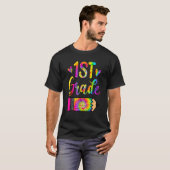 Terug naar school 1e klas leraar potlood das Dye 1 T-shirt (Voorkant volledig)