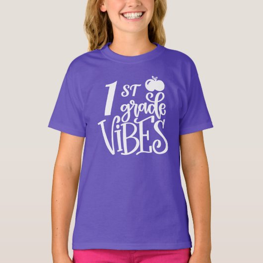 Terug naar school 1e klas t-shirt (Voorkant)