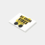 Terug naar school 1e klas Vibes Shirt Eerste dag Post-it® Notes (Schuin)
