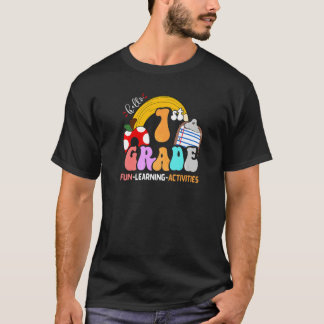 Terug naar school 1e leerjaar leuke leeractiviteit t-shirt