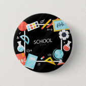 TERUG NAAR SCHOOL 2018 RONDE BUTTON 5,7 CM (Voorkant)