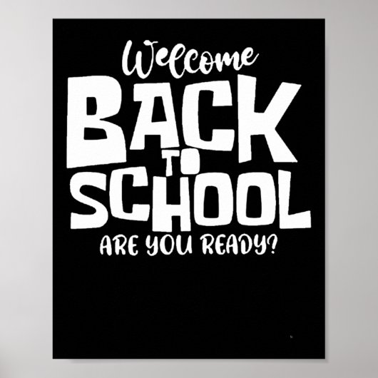 Terug naar school 2024-2025 poster (Voorkant)