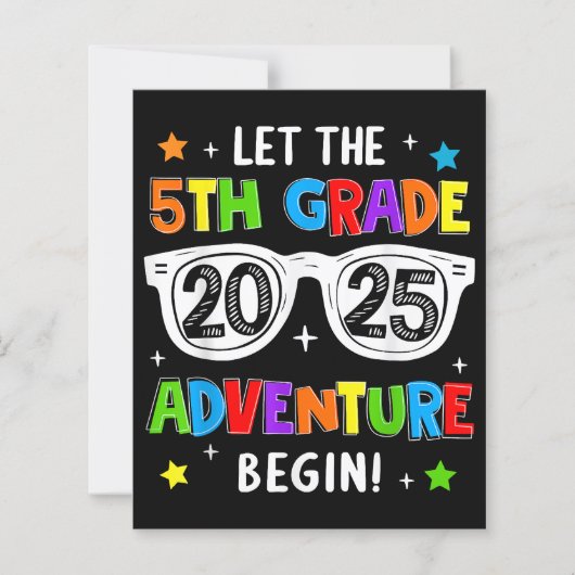 Terug naar school 2025 Laat het avontuur van de 5e (Voorkant)